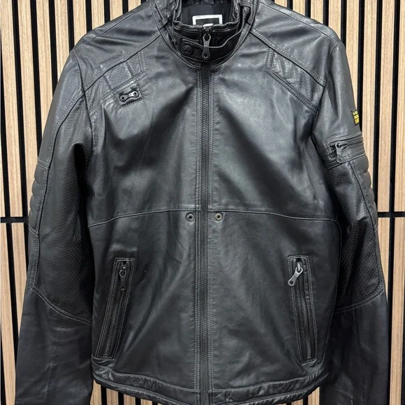 GSTAR 100% Leather Jacket - Picture 1 of 6